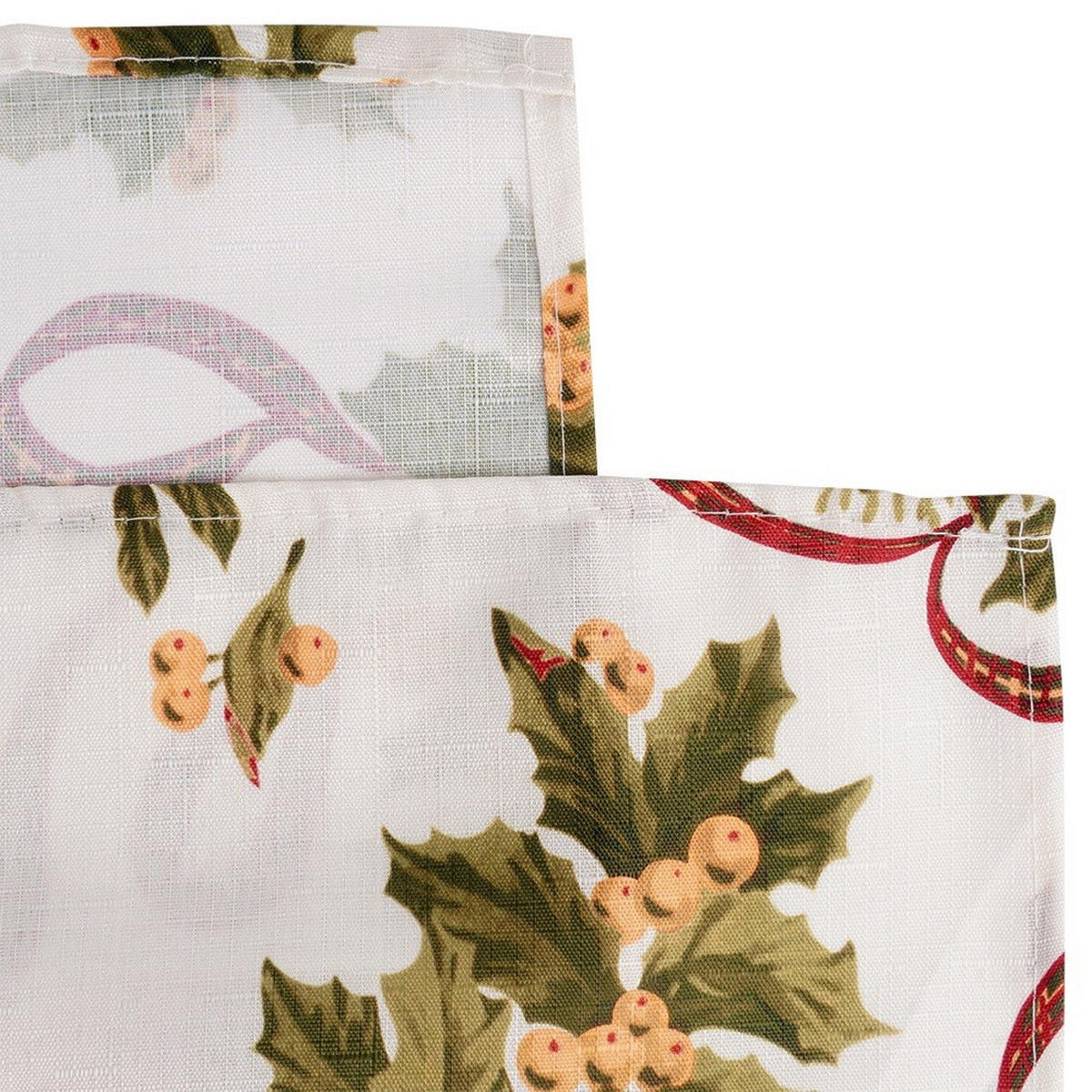 WEIHNACHTSTISCHDECKE Fleckenabweisend 180x130 cm - Creme, Textil (180/130cm) - Excellent Houseware