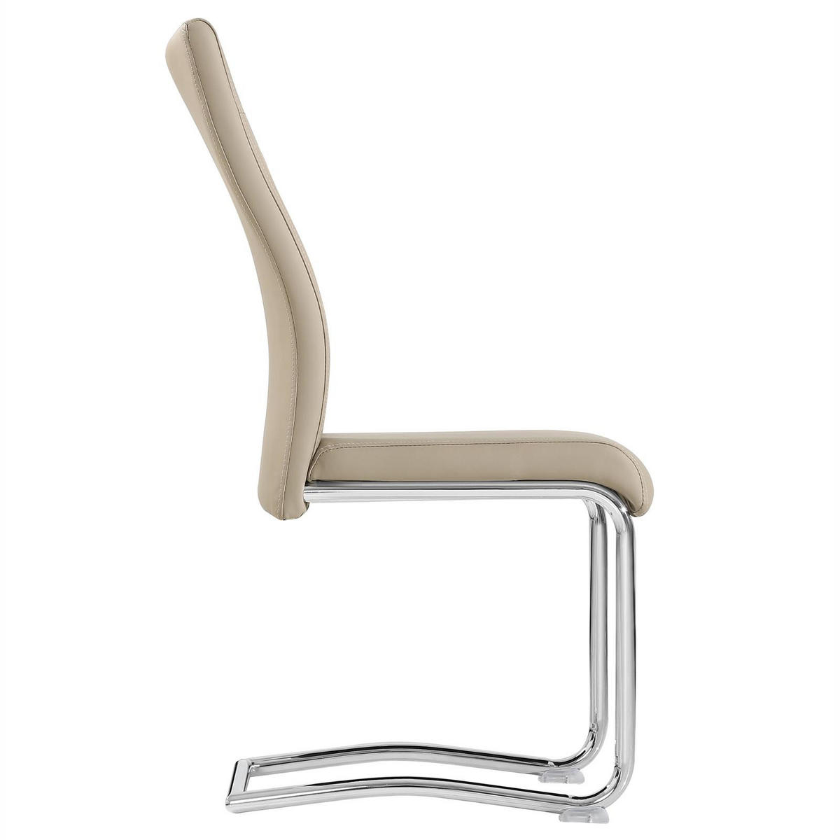 ESSZIMMERSTUHL LOANO 4ER-SET - Braun, Textil (42/98/60cm) - CARO-Möbel