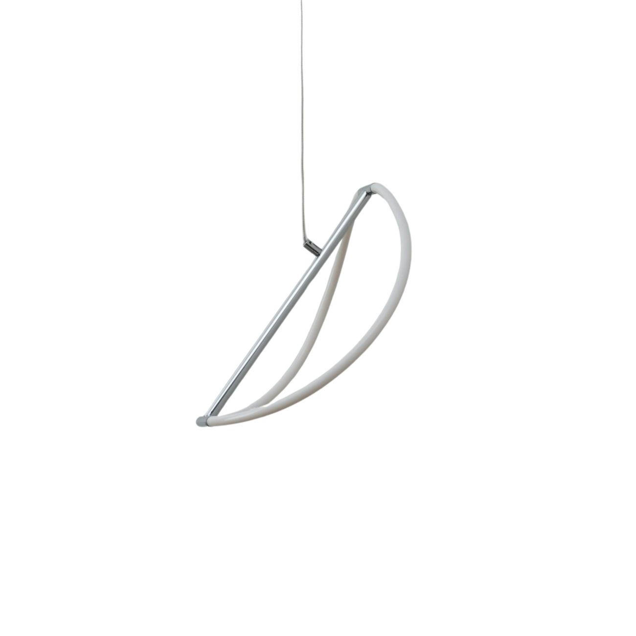 HÄNGELEUCHTE Molfaro, Silber/Chrom, 26cm - Chromfarben, Metall (26/40/26cm) - KOSILUM