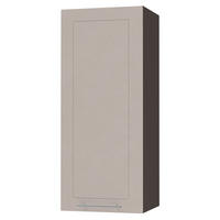 KÜCHENHÄNGESCHRANK Kvantum W4/40 Lava / Kaschmir Matt 40 / 32,5 / 96cm - Kaschmir/Dunkelgrau, Holz/Holzwerkstoff (40/96/32.5cm) - Feldmann-Wohnen