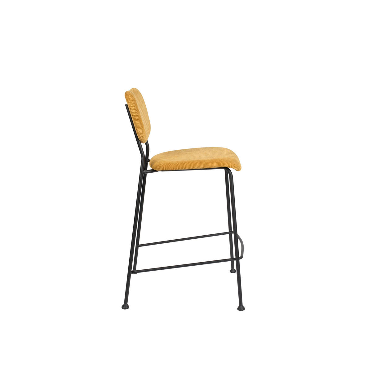 BARHOCKER Benson Rückenlehne 64,5 cm Gelb - 2 er Set - Gelb, Textil (46/92/53.5cm) - Zuiver