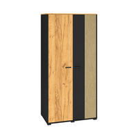 KLEIDERSCHRANK – 92 cm – Colt – Eichefarben – KS-001 - Eichefarben, Holzwerkstoff (92/190/55cm) - hi-markt