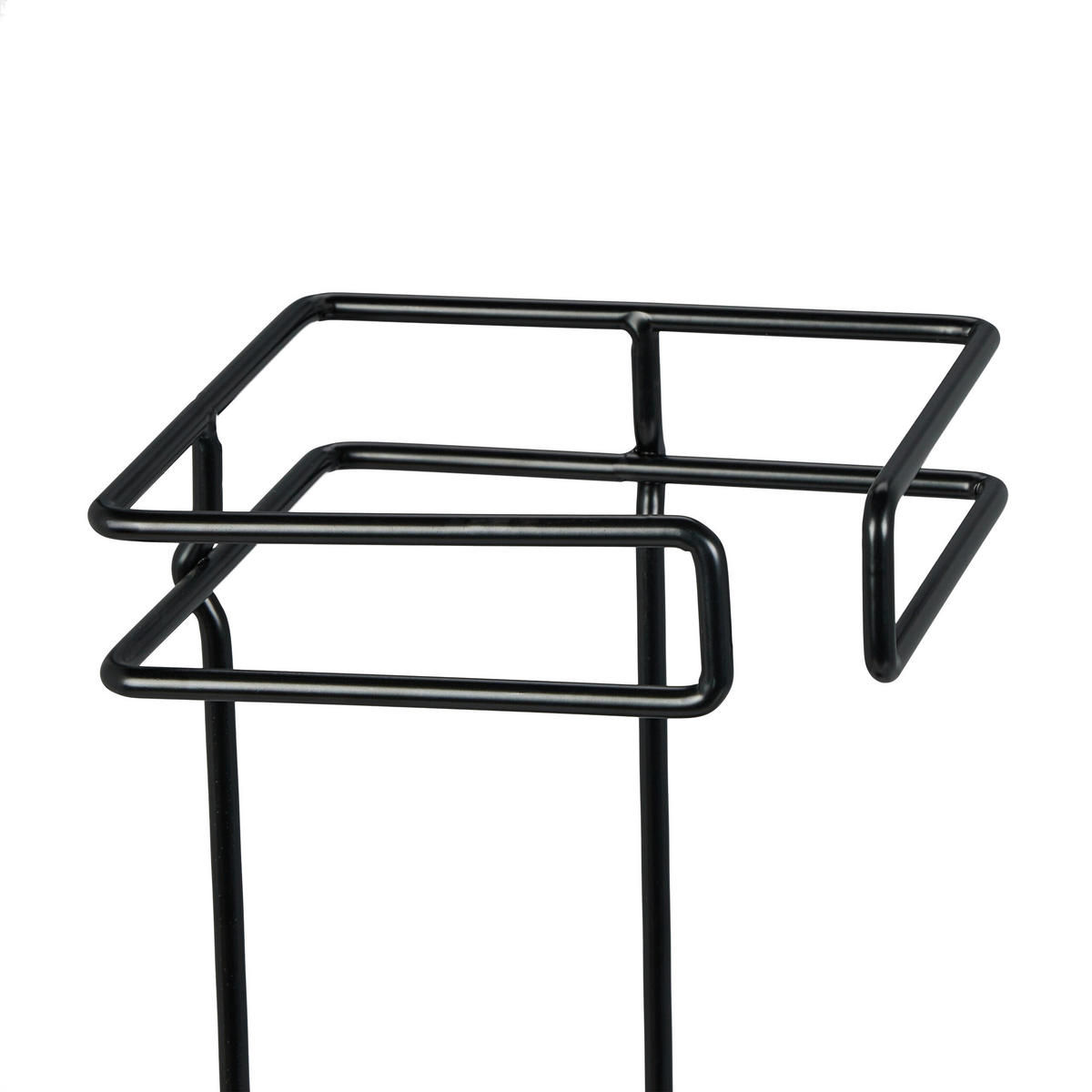 REGENSCHIRMSTÄNDER - Schwarz, Metall (13.5/52.5/13.5cm) - Relaxdays