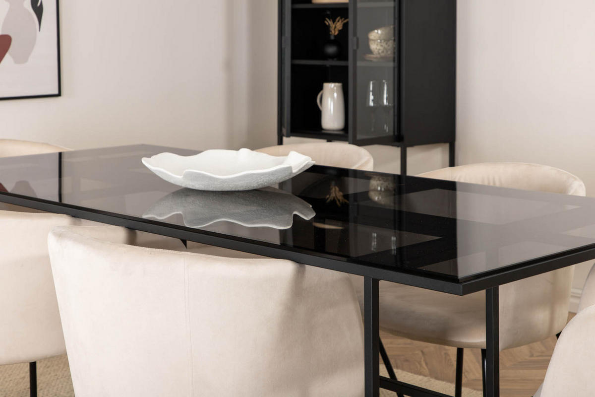 TISCHGRUPPE Grau - Grau, Holzwerkstoff (90/74/200cm) - ebuy24