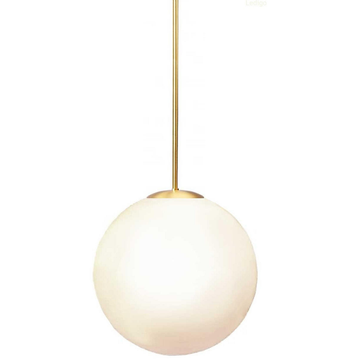 PENDELLEUCHTE Paris - Goldfarben/Weiß, Glas/Metall (30/30/118cm) - kiki design