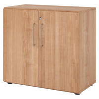 AKTENSCHRANK - 2 Ordnerhöhen 42/80/74,8 cm in Nussbaumfarben - Nussbaumfarben, Holzwerkstoff (80/74.8/42cm) - bümö