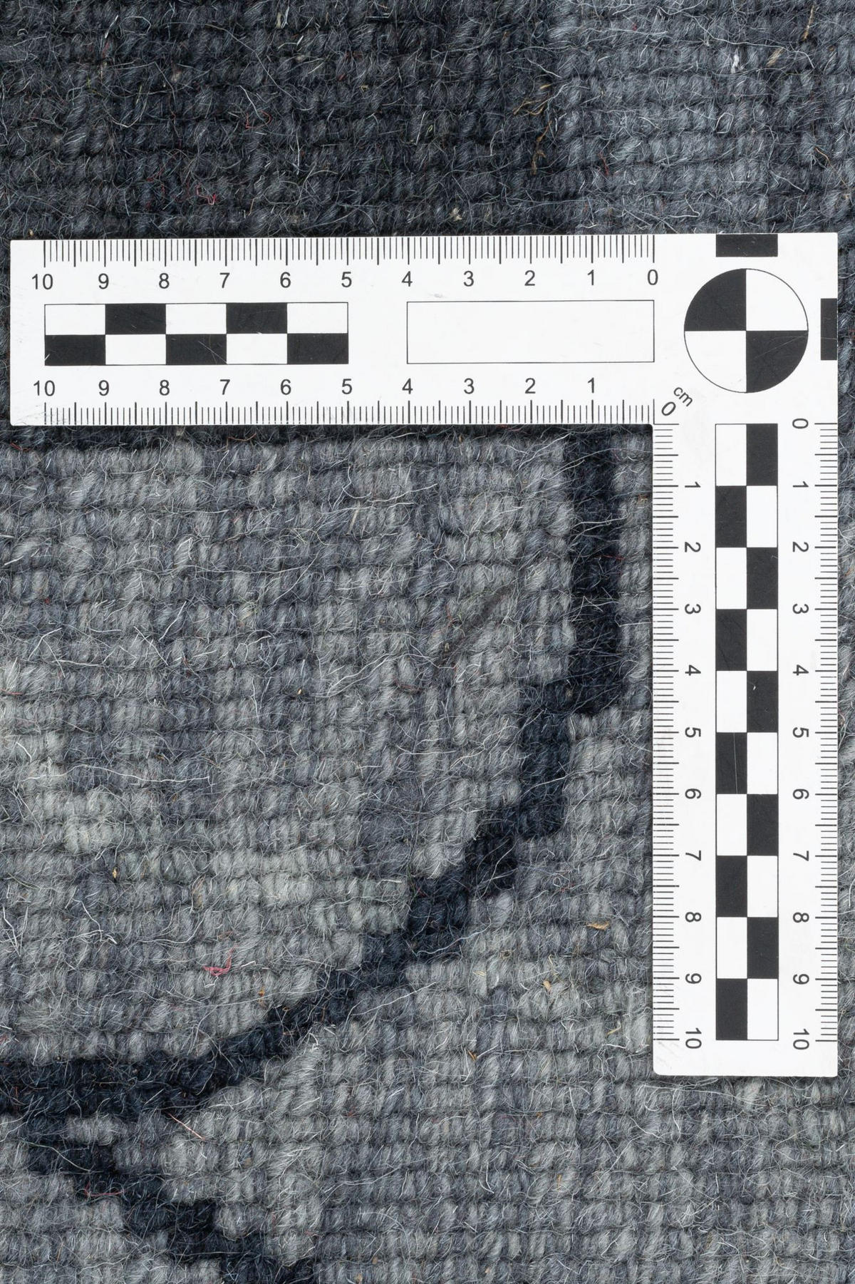 HANDKNÜPFTEPPICH Domas 140x200 cm - Anthrazit, Textil (140/200cm) - THEKO
