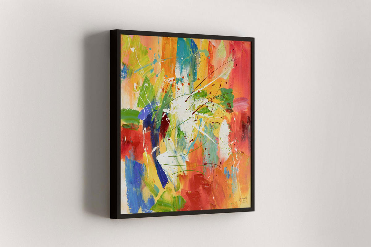 LEINWANDBILD 80/80 cm - Multicolor, Textil (80/80cm) - KUNSTLOFT
