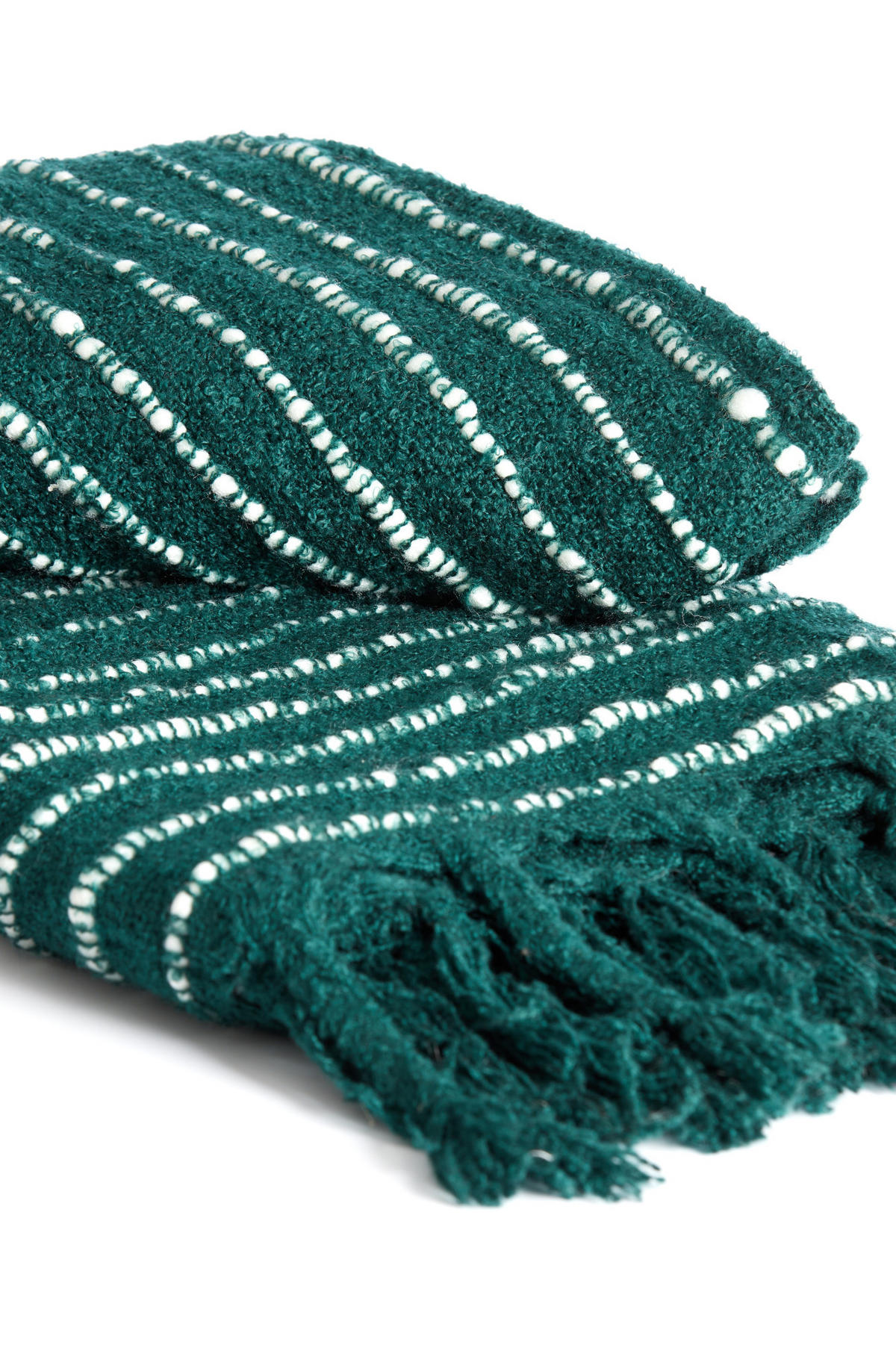 PLAID Alcoba Grün 170/130/0,5 cm - Grün, Textil (130/170cm) - Light & Living