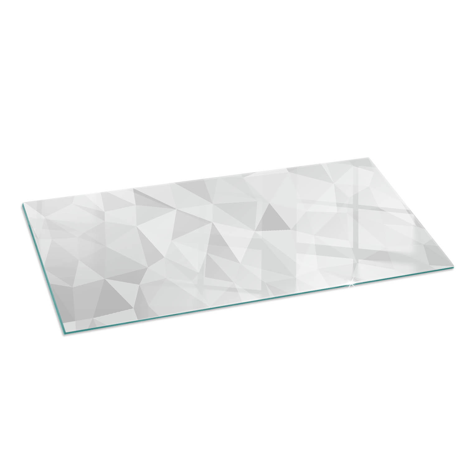 ArtPrintCave Glasplatte Grau 125x50x0.4 cm