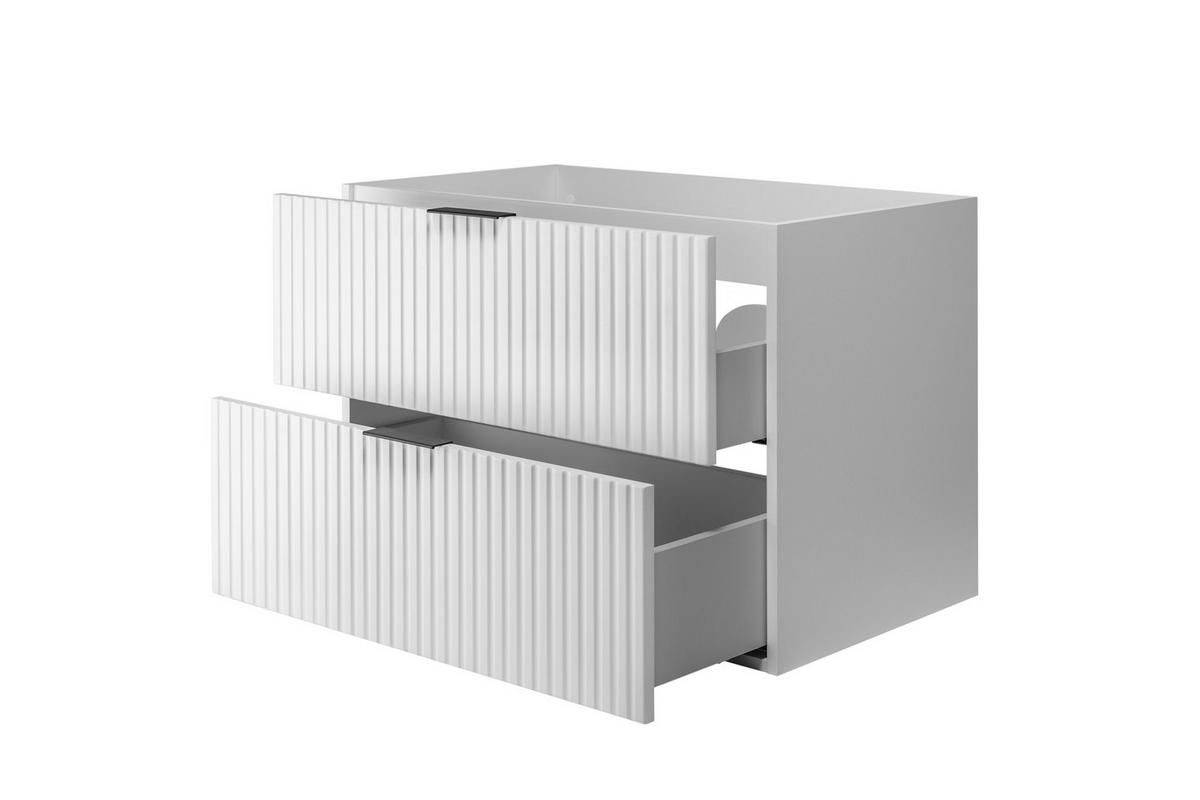 WASCHBECKUNTERSCHRANK Weiß matt 80/57/46 cm - Weiß, Holzwerkstoff (80/57/46cm) - Rodan