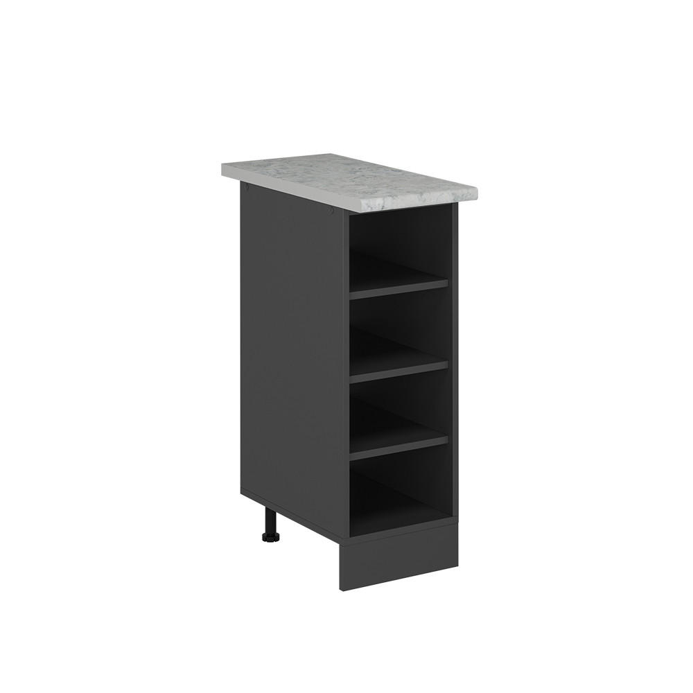 RAFT DE BUCATARIE R-Line antracit 30 cm marmura AP