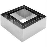BACKFORM 3er-Set - Silberfarben, Metall - La Cucina