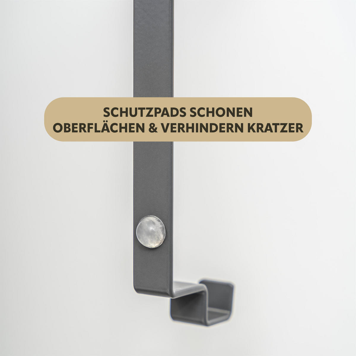 TÜR-HÄNGEREGAL, grau - Grau, Holz (65/86/17cm) - eluno