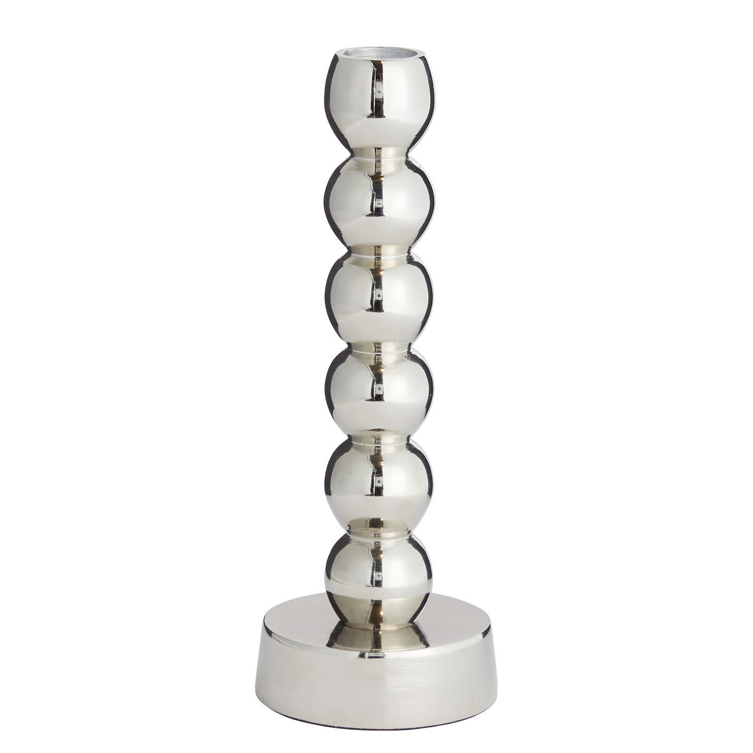 KERZENHALTER Orb - Silberfarben, Metall (8/21/8cm) - Butlers