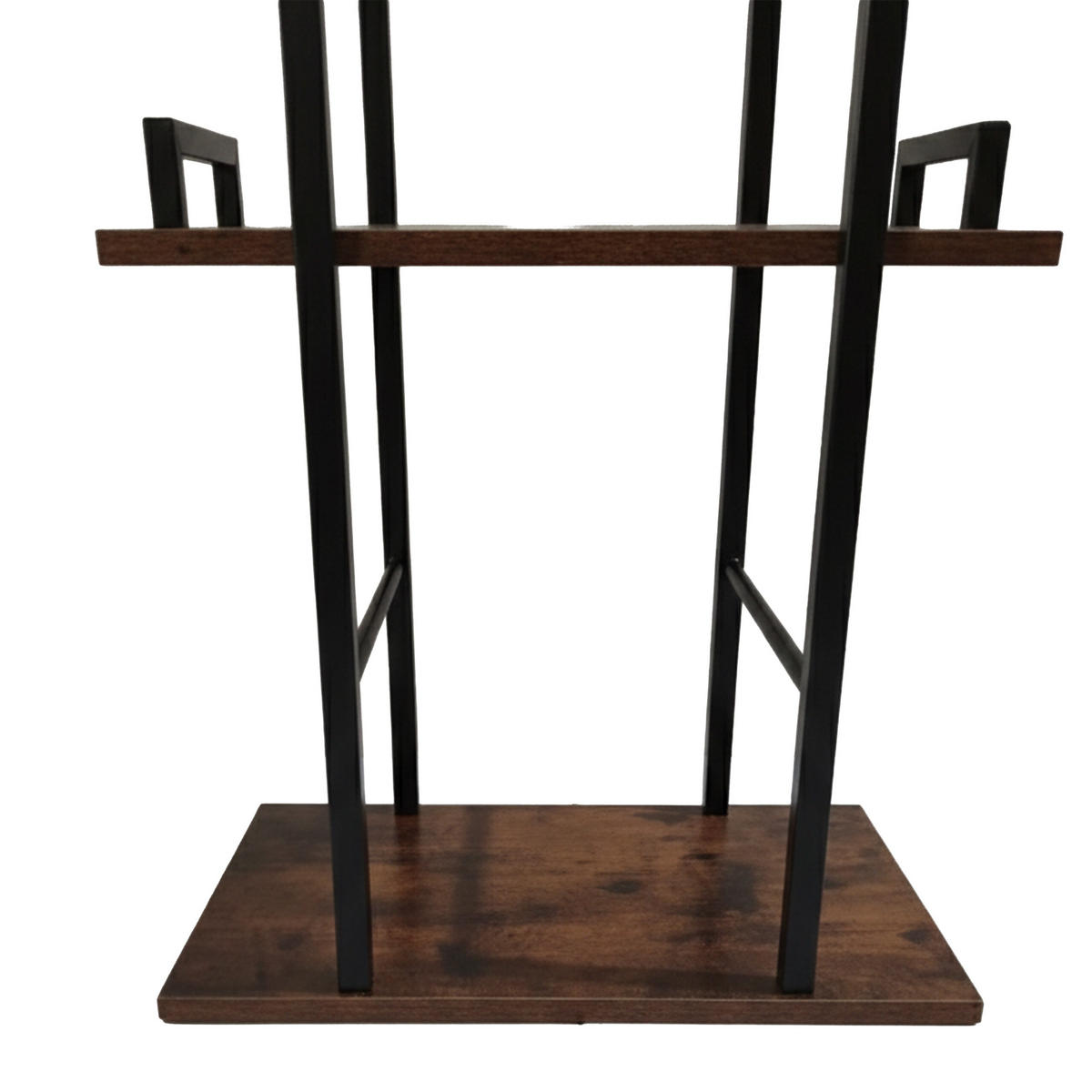 STOJANOVÝ reg. - viacfarebná, kov/kompozitné drevo (38/143/24cm) - Relaxdays