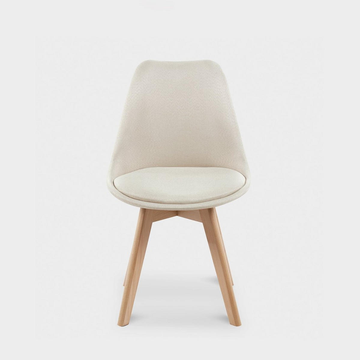 ESSZIMMERSTUHL Kler Beige 49 cm x 82 cm - Beige, Textil (49/82/54cm) - Klast Home