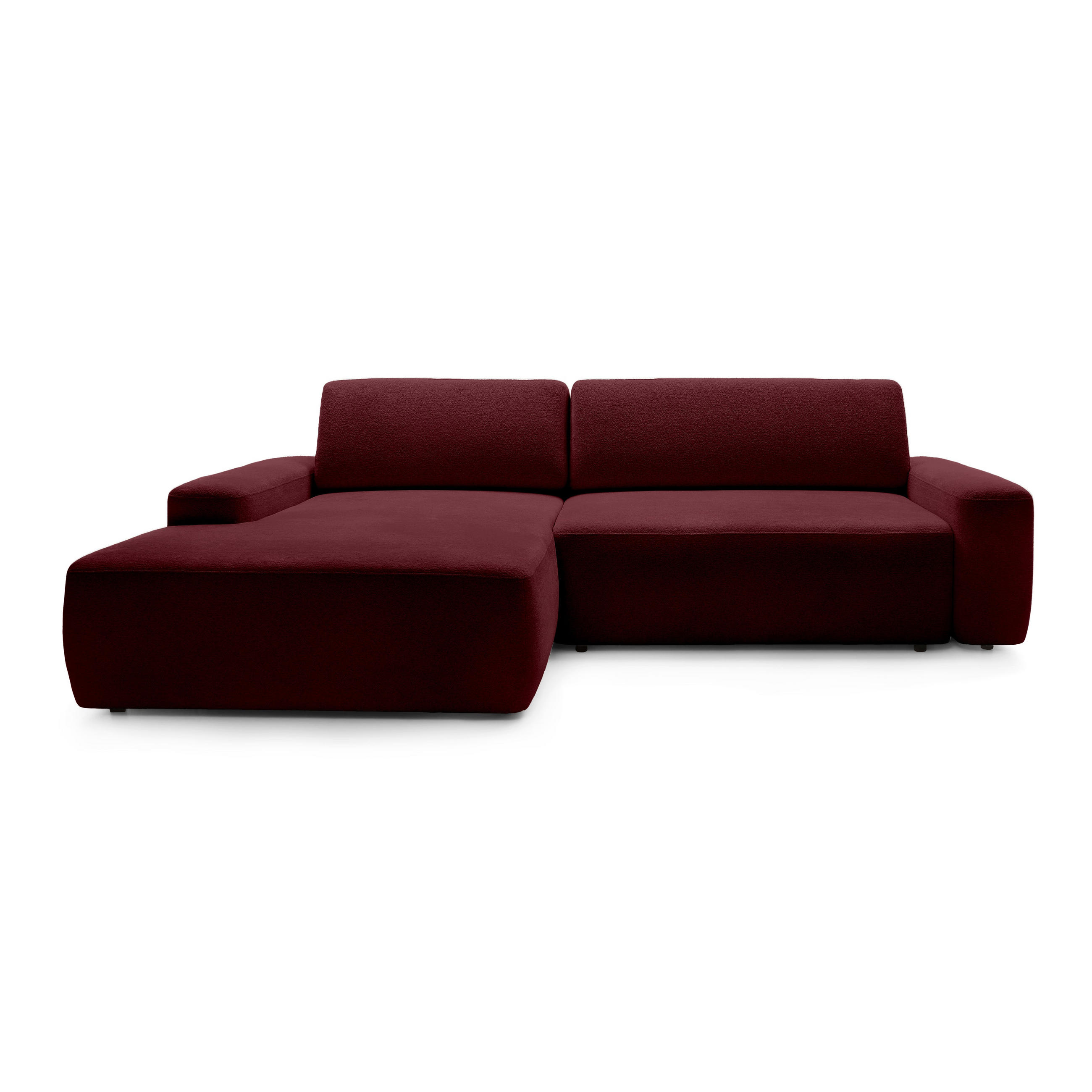 Pillovely Ecksofa Rot 264x82x162 cm