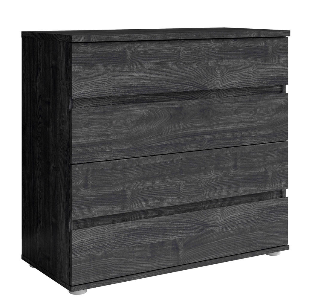 KOMMODE Togo Portland Esche dunkel 91,5 / 42 / 85cm - Eschefarben, Holz/Holzwerkstoff (91.5/85/42cm) - Feldmann-Wohnen