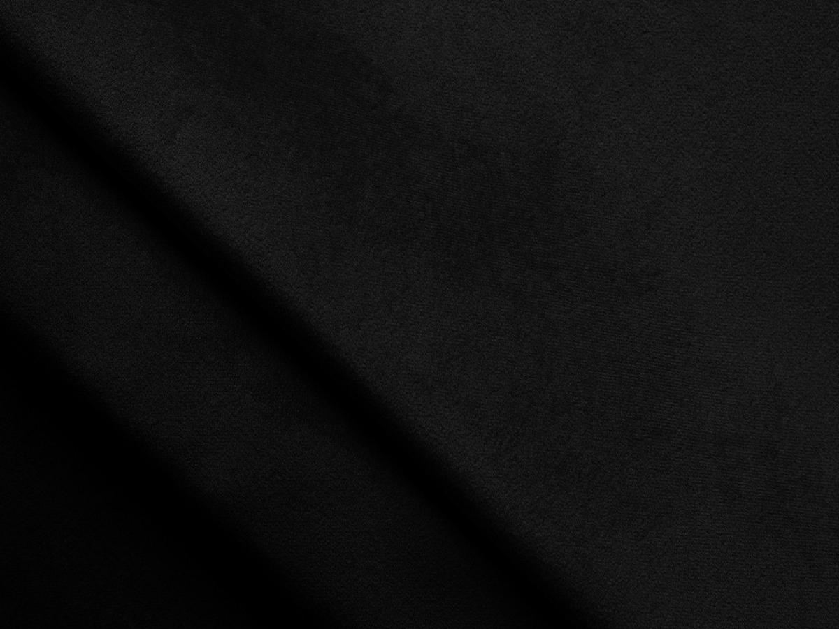 3-SITZER SOFA Samt Stoff Schwarz - Schwarz, Kunststoff/Textil (212/81/98cm) - Makamii