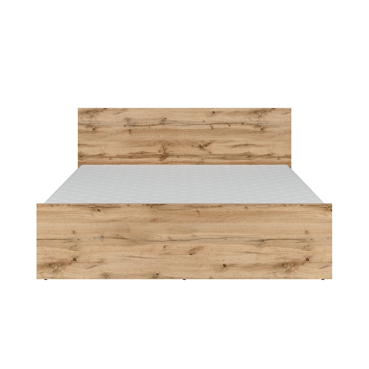 BETT 160/200 June Holz - Braun, Holzwerkstoff (160/200cm) - Petits-meubles