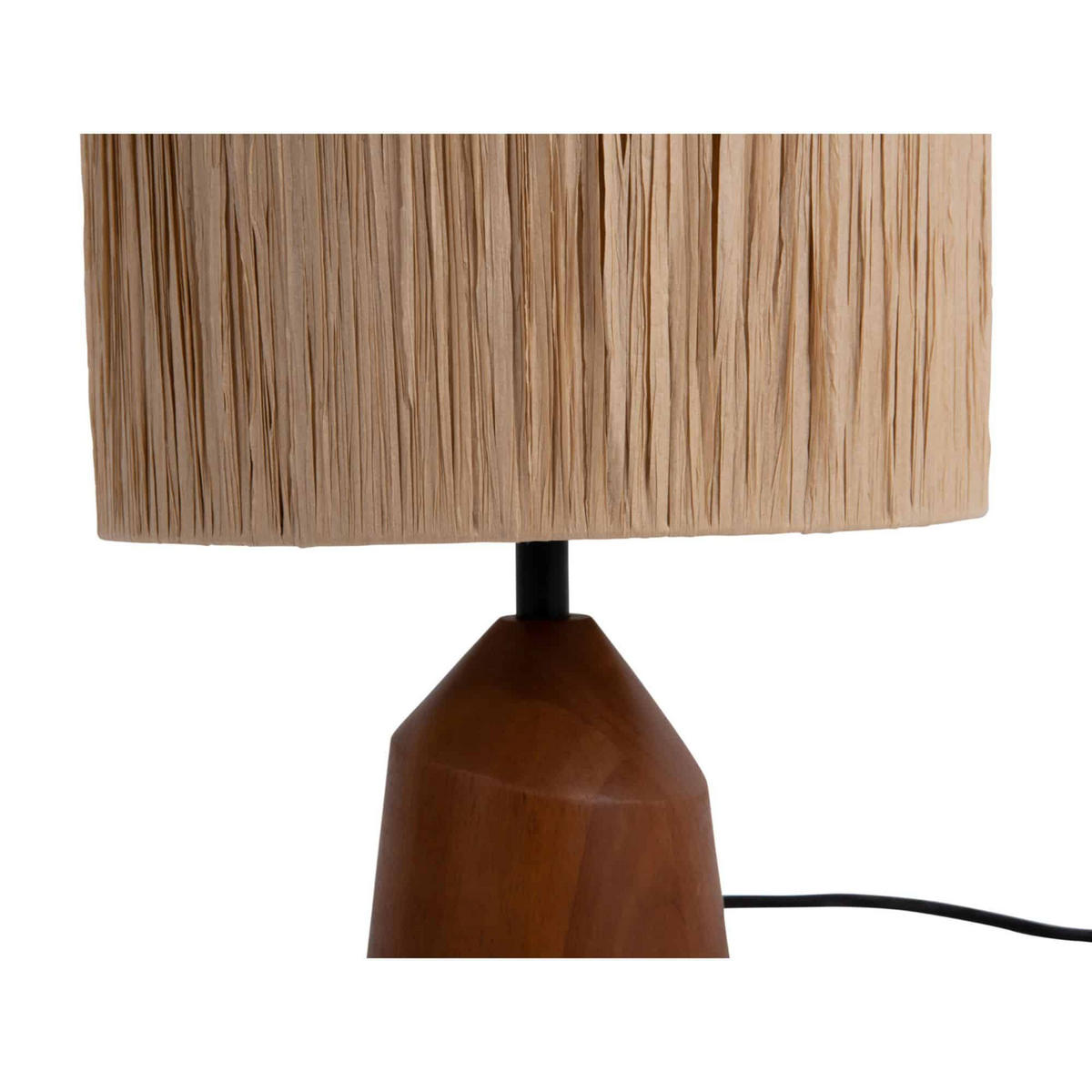 TISCHLAMPE Sheer Trapeze 25/25/35 cm - Naturfarben, Naturmaterialien (25/25/35cm) - Leitmotiv