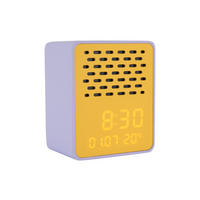 WECKER Funky Vibes 9/6/11 cm - Lila, Holz (6/11/9cm) - Karlsson