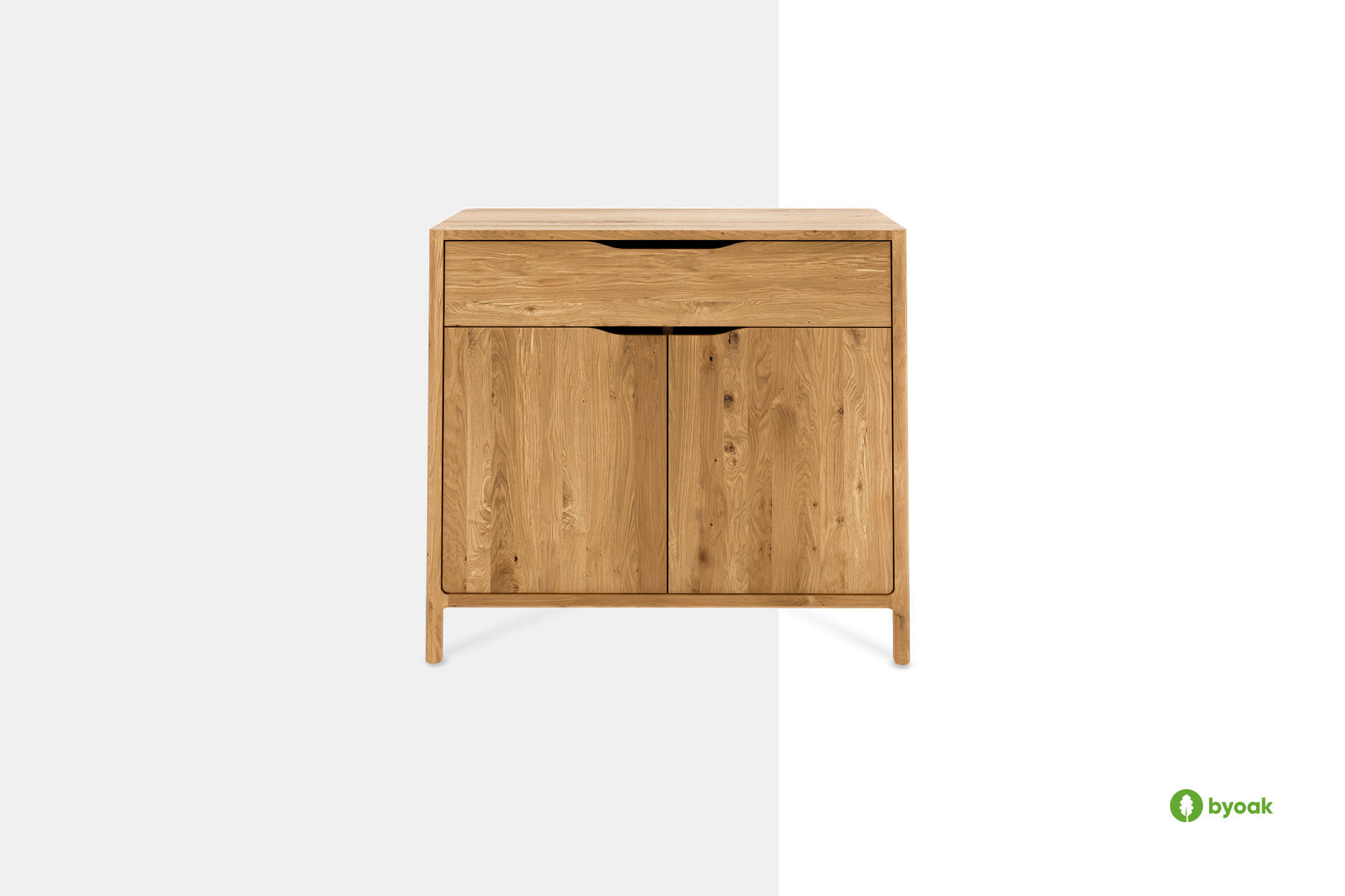 KOMMODE PAUL Kernbuche - Kernbuche, Holz (80/80/50cm) - byoak