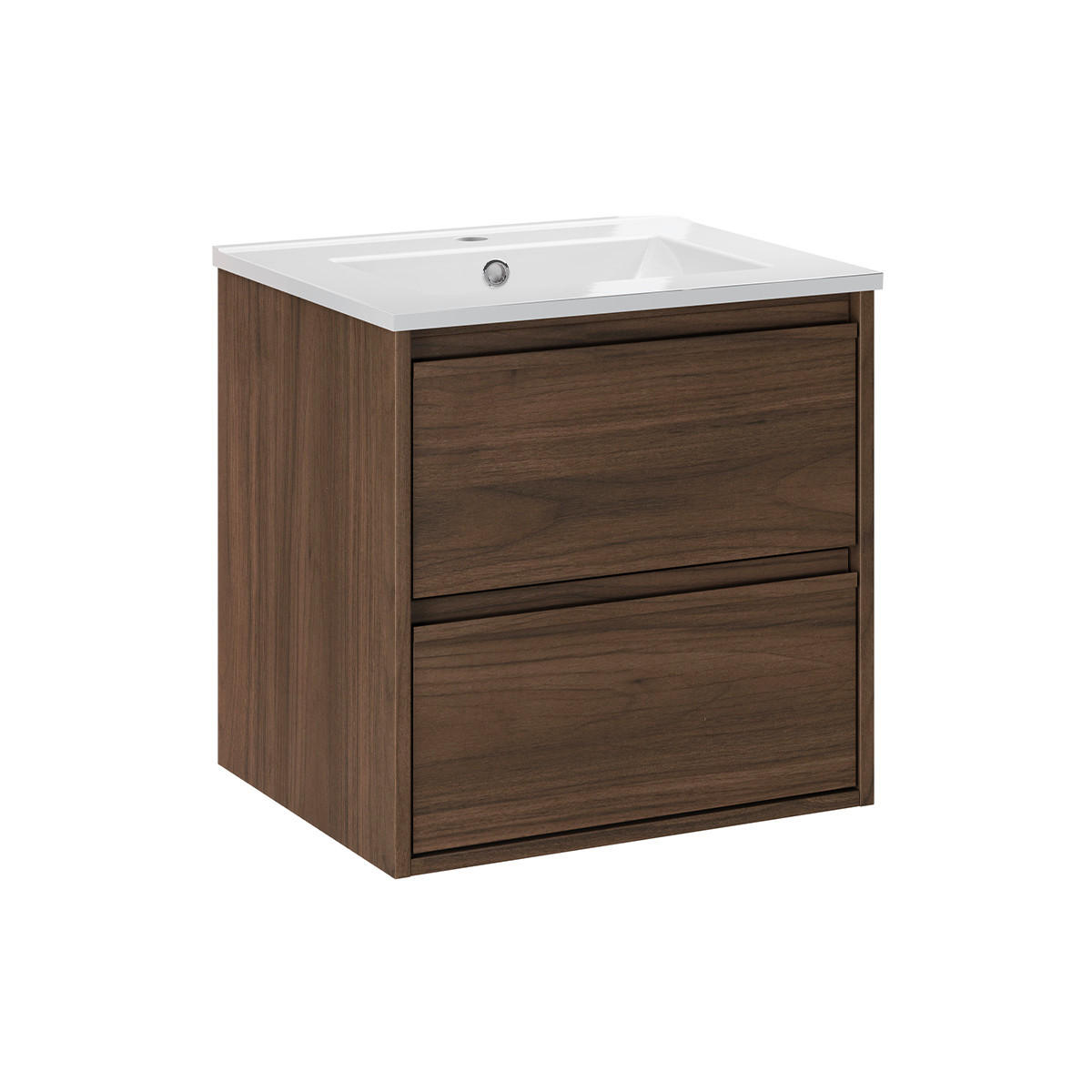 UMIVAONIK 51cm Edmé Drvo - smeđa, drvni materijal (51/52/46cm) - Petits-meubles