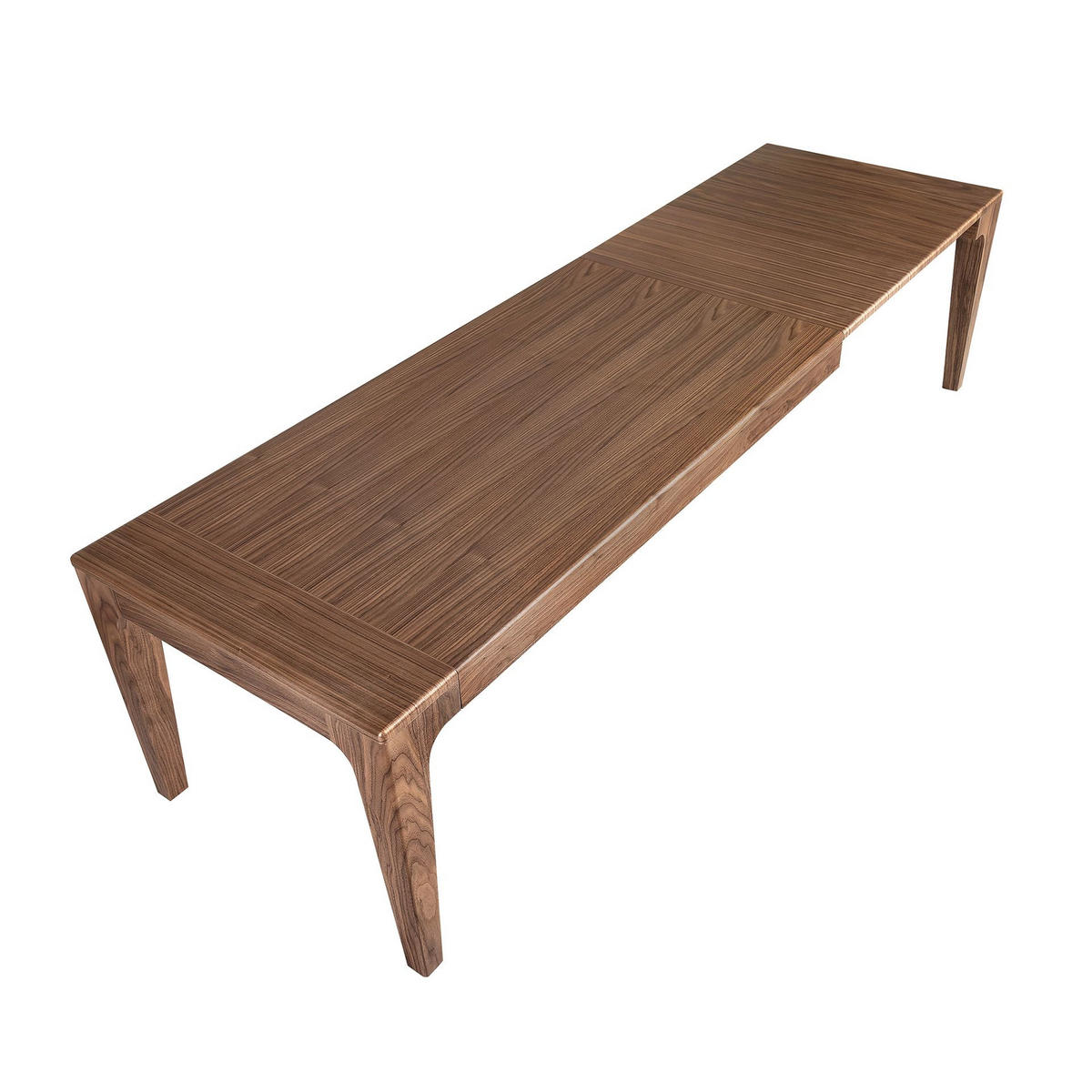 ESSTISCH Rechteckiger ausziehbarer aus Nussbaumholz 200/90/75 cm - Nussbaumfarben/Walnussfarben, Holz/Holzwerkstoff (90/200/75cm) - ANGEL CERDA