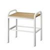 SCHUHREGAL Tower weiß 48/46/19 cm mit Ablage - Weiß, Holz/Metall (19/46/48cm) - Yamazaki