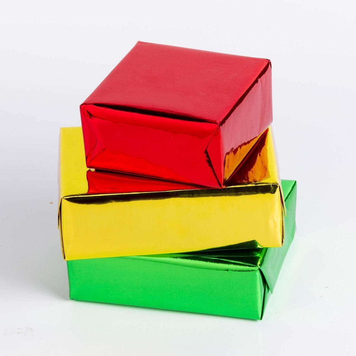GESCHENKPAPIER Gold Metallic 76 cm x 10 m - Goldfarben, Papier (4/4/76cm)