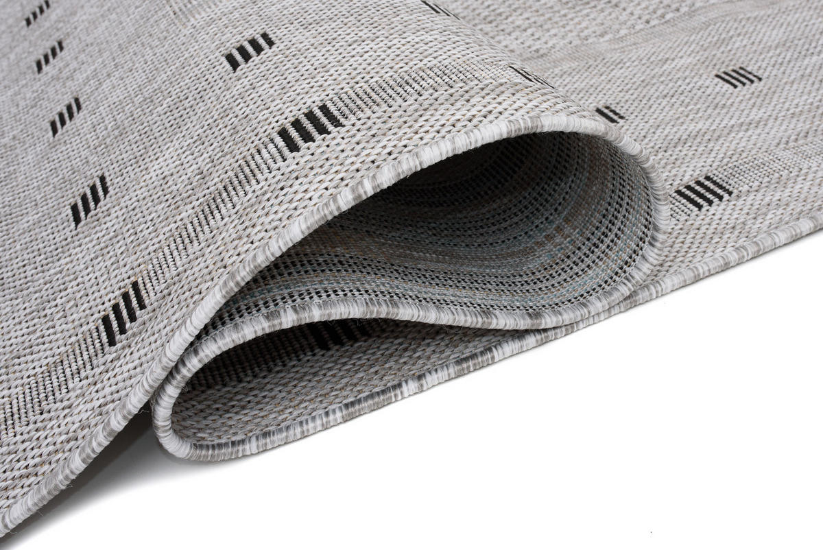 TEPPICH MELISSA Grau 140/200 cm - Grau, Kunststoff (140/200cm) - Tapiso
