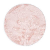 KUNSTFELLTEPPICH Chiara 90x90 cm - Rosa, Textil (90/90cm) - Gino Falcone