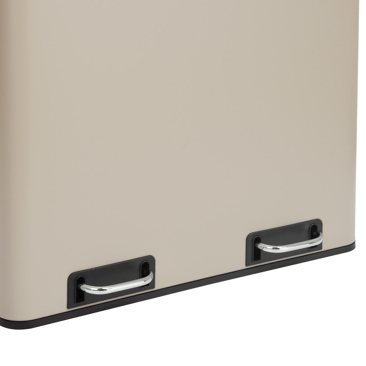 ABFALLEIMER TM2X24 Taupe - Taupe, Metall (59/54.5/36cm) - SVITA