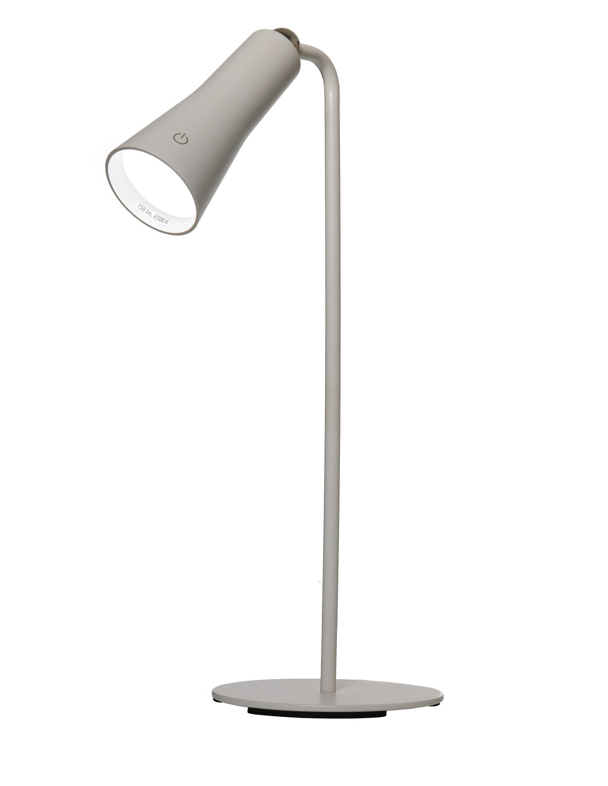 LED-AKKU-TISCHLAMPE - 3-in-1-Funktion mit 4-stufiger Dimmfunktion und Touchtaste für Innenräume - Weiß, Metall (12/12/35.5cm) - Northpoint