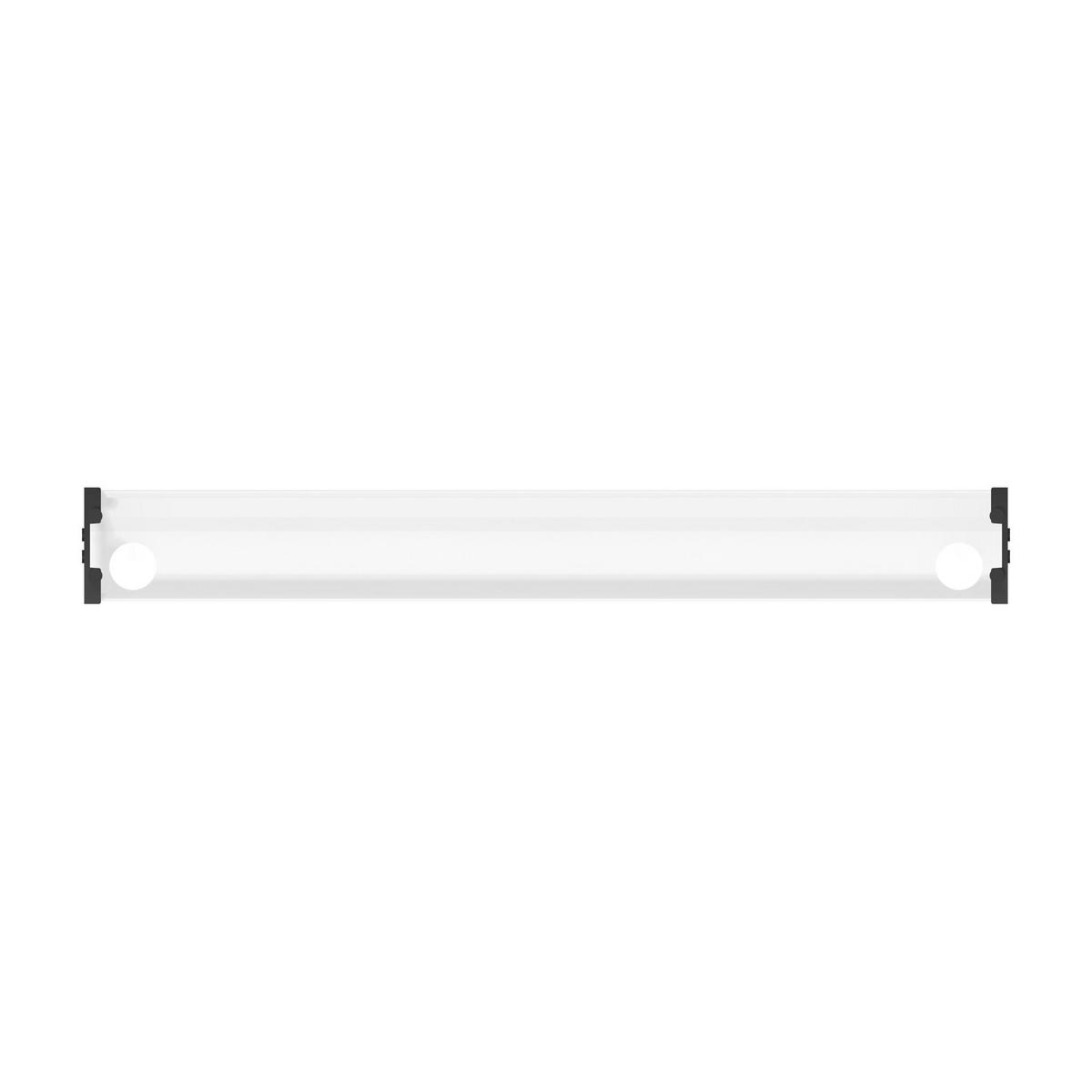 KABELKANAL Horizontaler Kabelkanal Flex-big / Ohne Zubehör Weiß 1280mm - Weiß, Metall (16/128/10cm) - ASSMANN