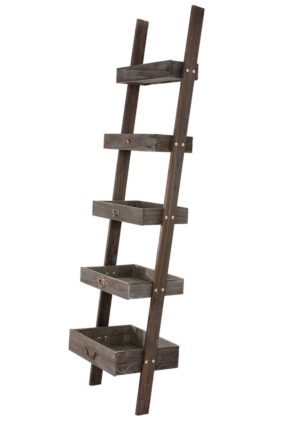 PFLANZREGAL BLUMENSTÄNDER Braun - Braun, Holz (43/169/32cm) - MCW