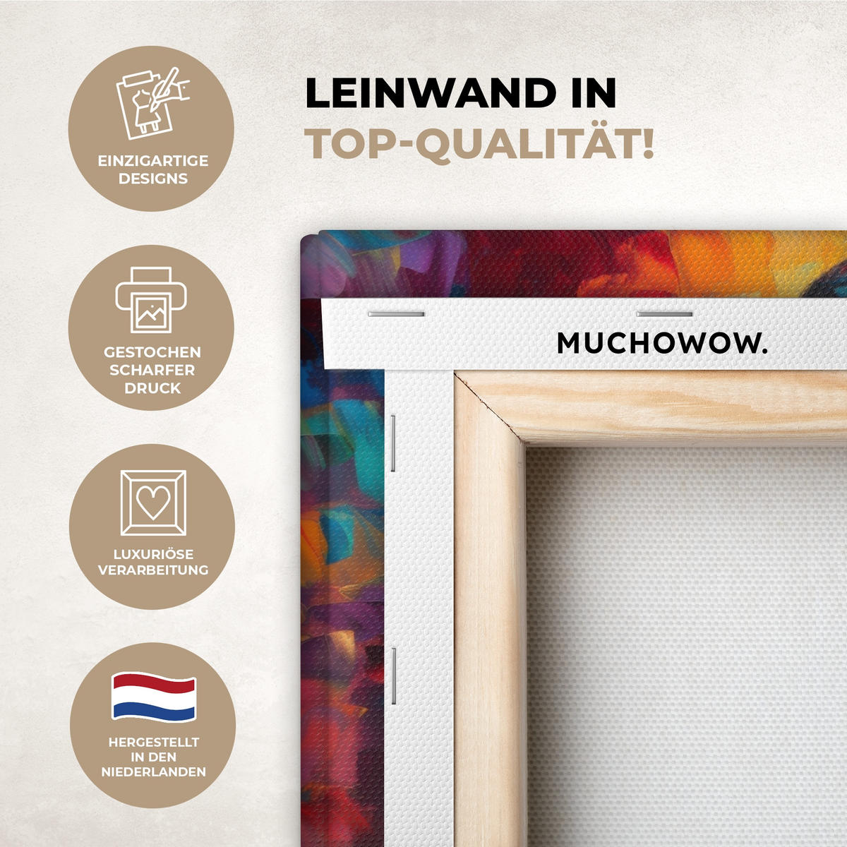 LEINWANDBILD Wein - Frau - Stimmungsvoll - Farbenfroh 30x20 cm - Bordeaux, Textil (30/20cm) - MuchoWow