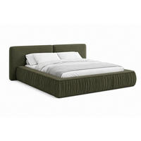 POLSTERBETT 08 140 x 200 cm – Riviera – Bett mit Gasdruckfedern und Stauraum - Grün, Holz (140/200cm) - ROYAL24_MARKT