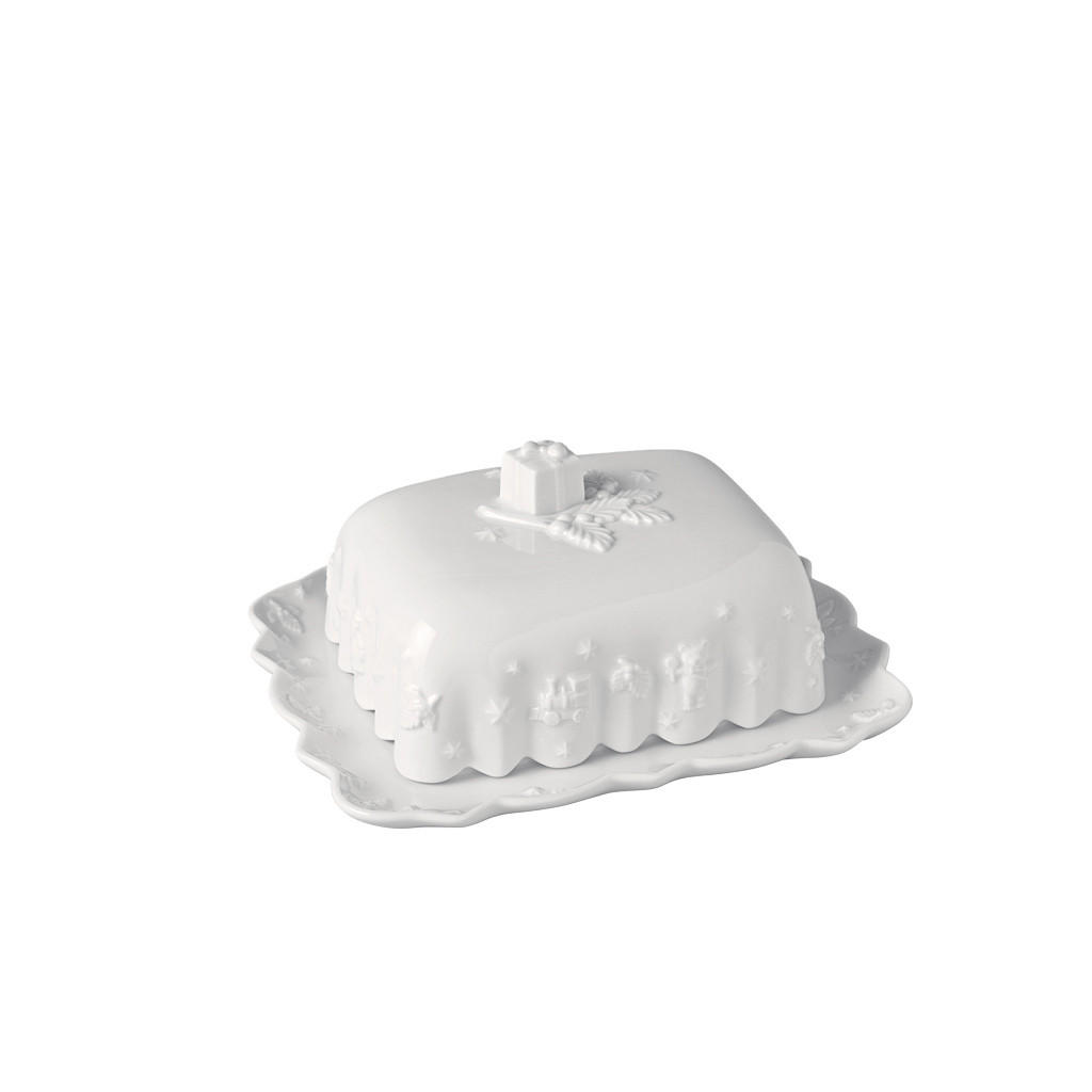 BUTTERDOSE Toy's Delight Royal Classic weiß 18,6 x 15,5 cm - Weiß, Keramik (15.5/8.1/18.6cm) - Villeroy & Boch
