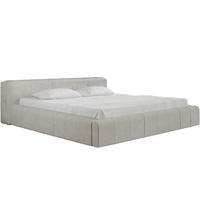 POLSTERBETT Lipari 140x200 Beige - Beige/Naturfarben, Holz/Textil (140/200cm) - Graingold