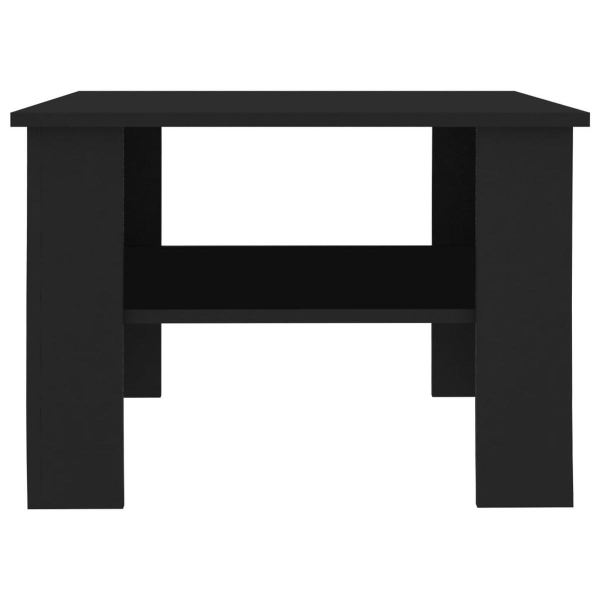 COUCHTISCH Schwarz 60x60x42 cm Holzwerkstoff - Schwarz, Holzwerkstoff (60/60/42cm) - furnicato