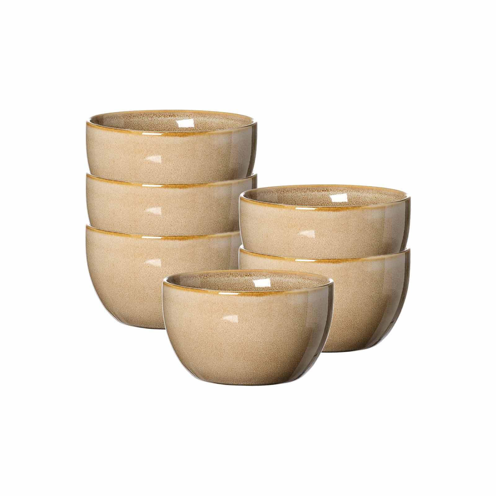 MÜSLISCHALEN Alicante Braun ø 13,5 cm 6er Set - Braun, Keramik (13.5cm) - Ritzenhoff Breker
