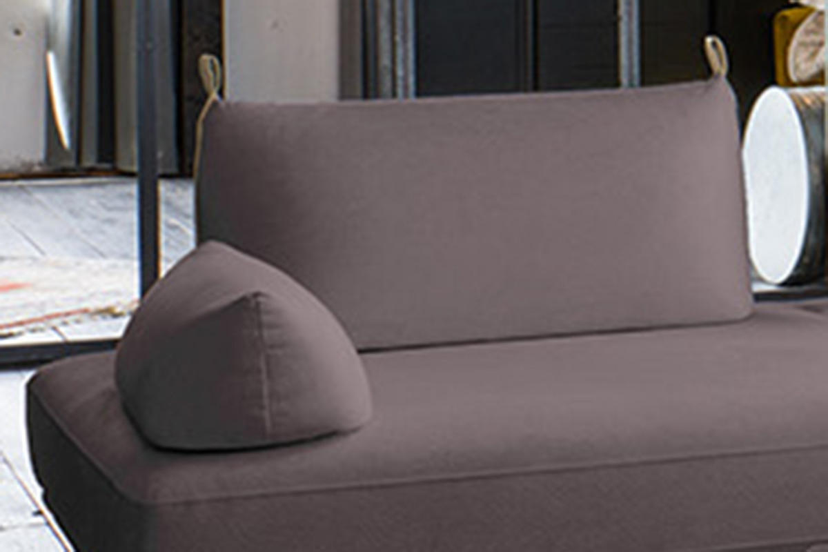 ARMLEHNKISSEN CANE Violett Webstoff - Lila, Textil (58/20cm) - KAWOLA