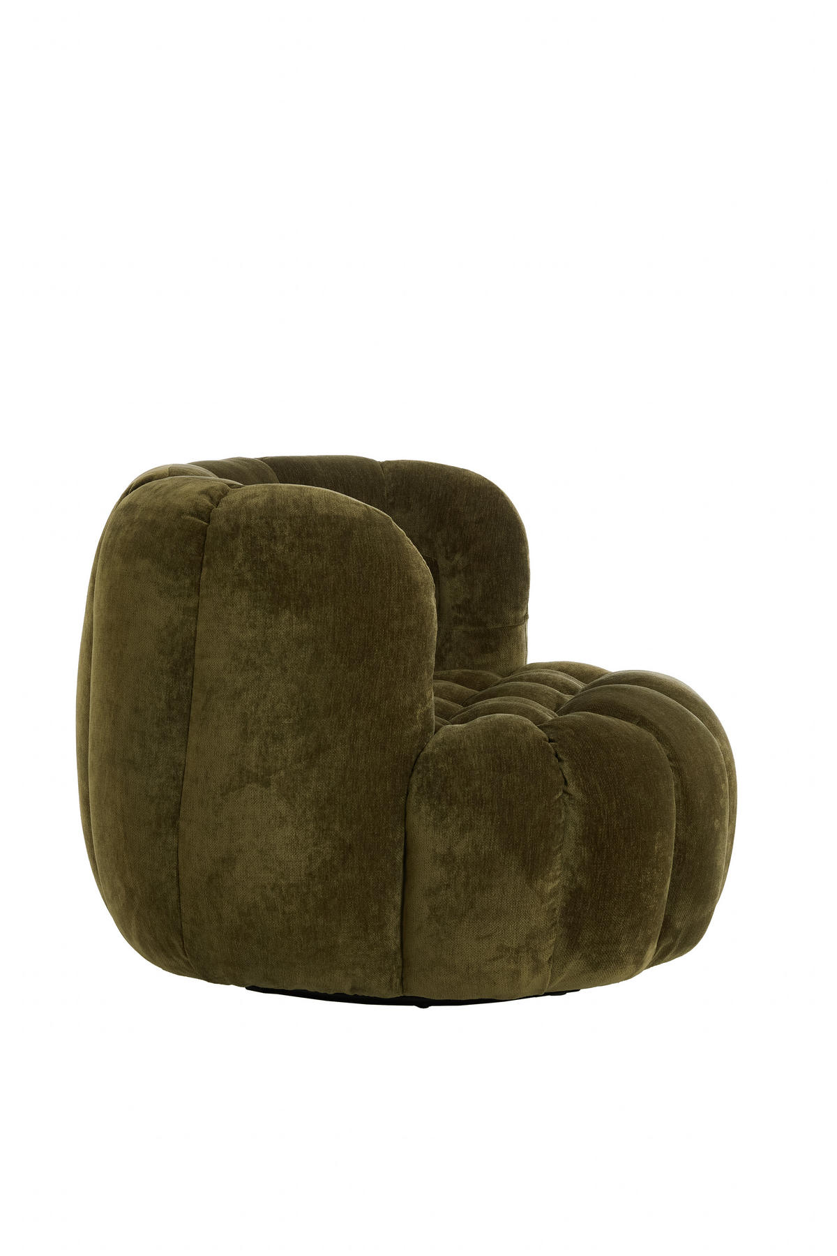 SESSEL Amara Grün 100/98/72 cm - Grün, Holz (98/72/100cm) - Light & Living