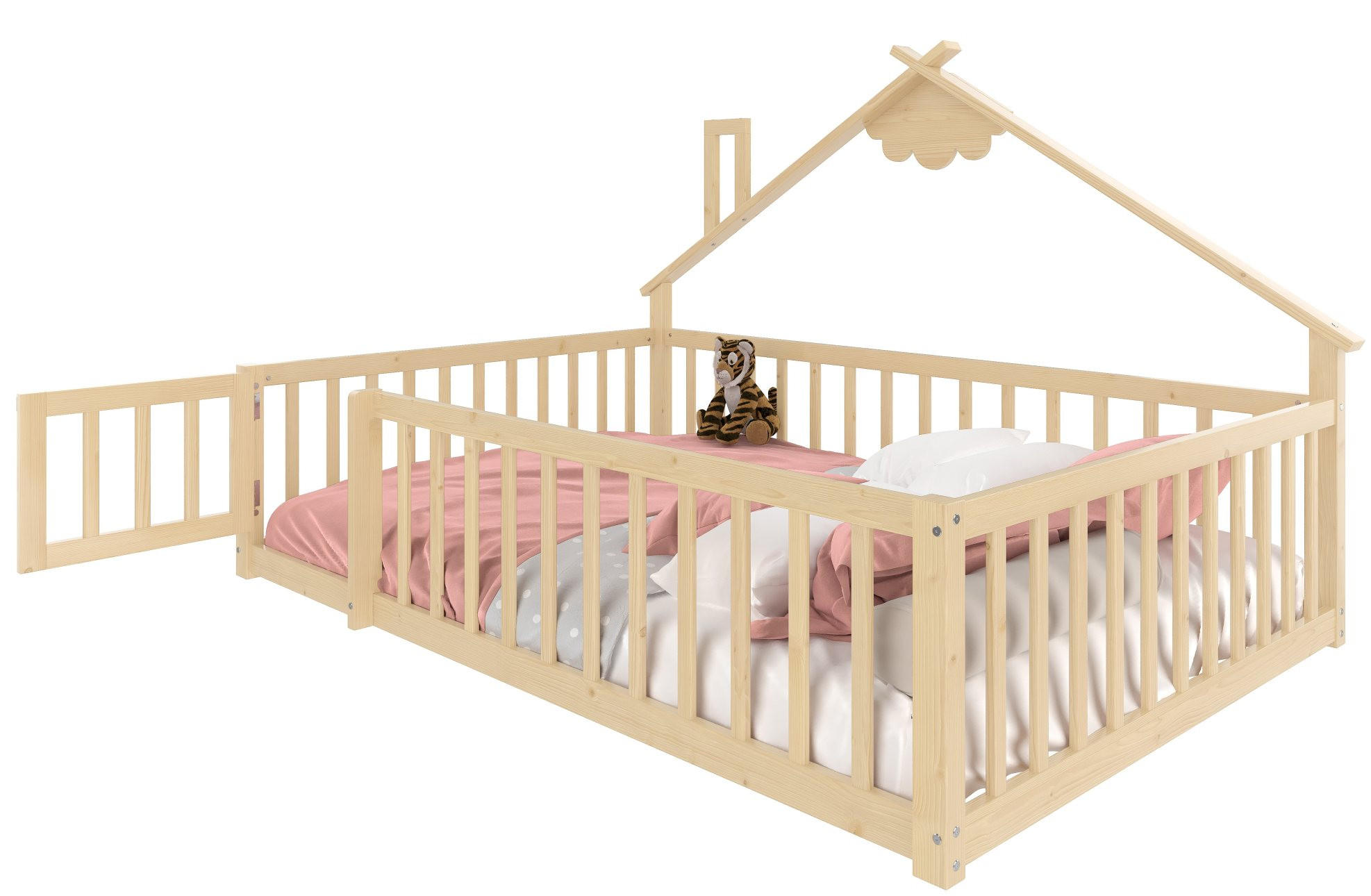 Okmyhome Polsterbett Natur 90x190 cm