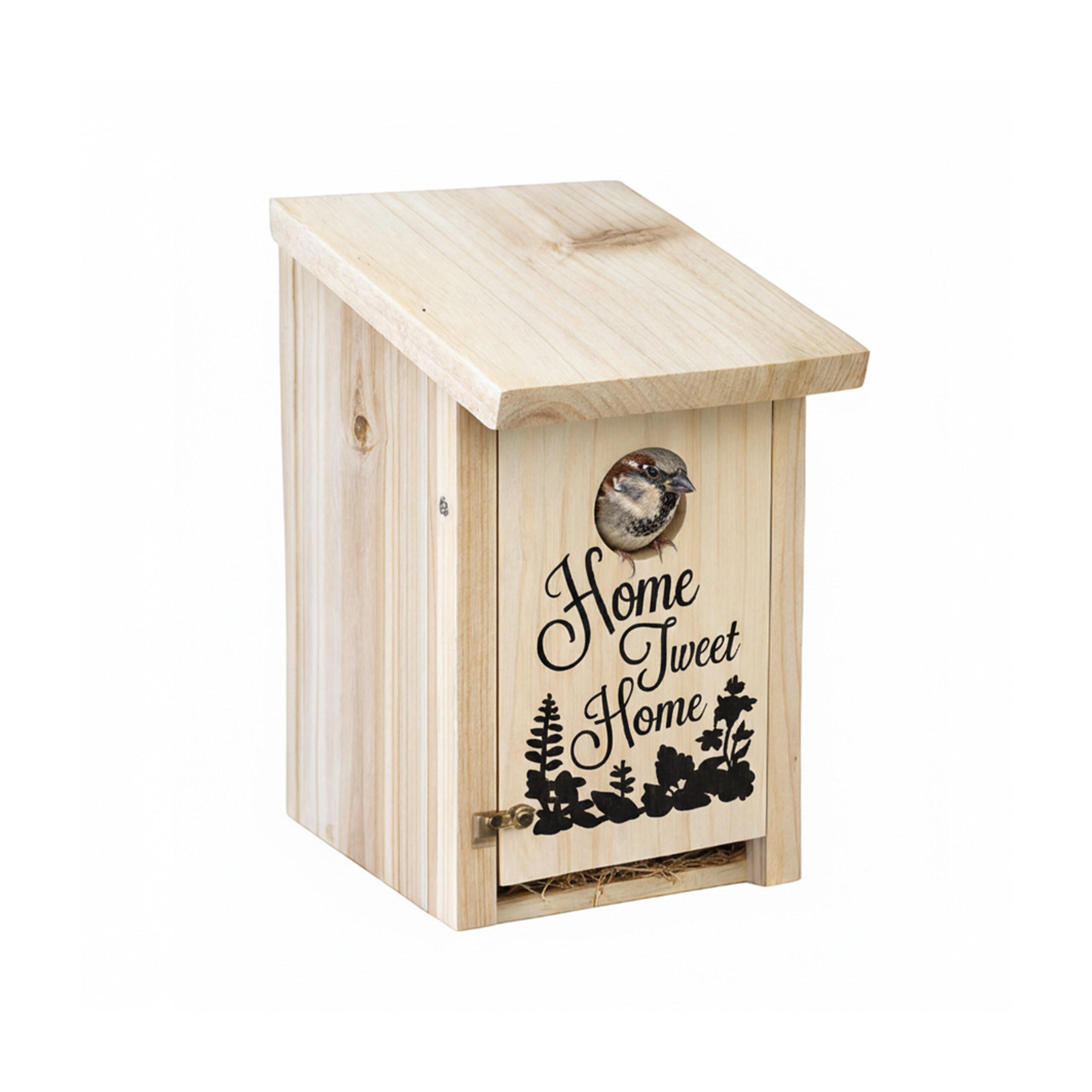 NISTKASTEN - Hellbraun, Holz/Metall (12/22/15cm) - Relaxdays