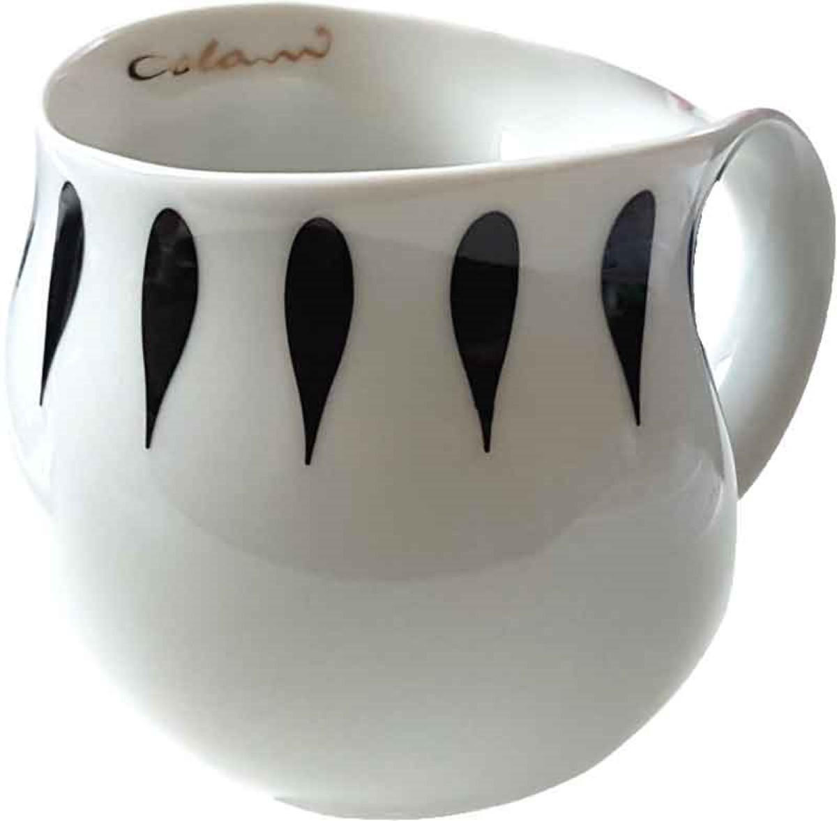 KAFFEEBECHER Drops black - Goldfarben/Multicolor, Keramik (0.28L) - Luigi Colani Porzellan