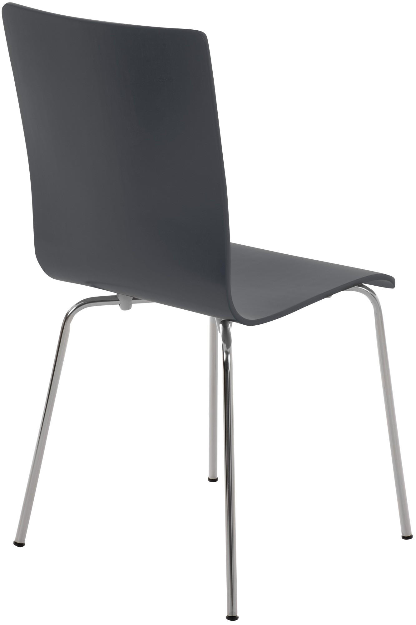 Deluke Besucherstuhl Grau 43x87x47 cm